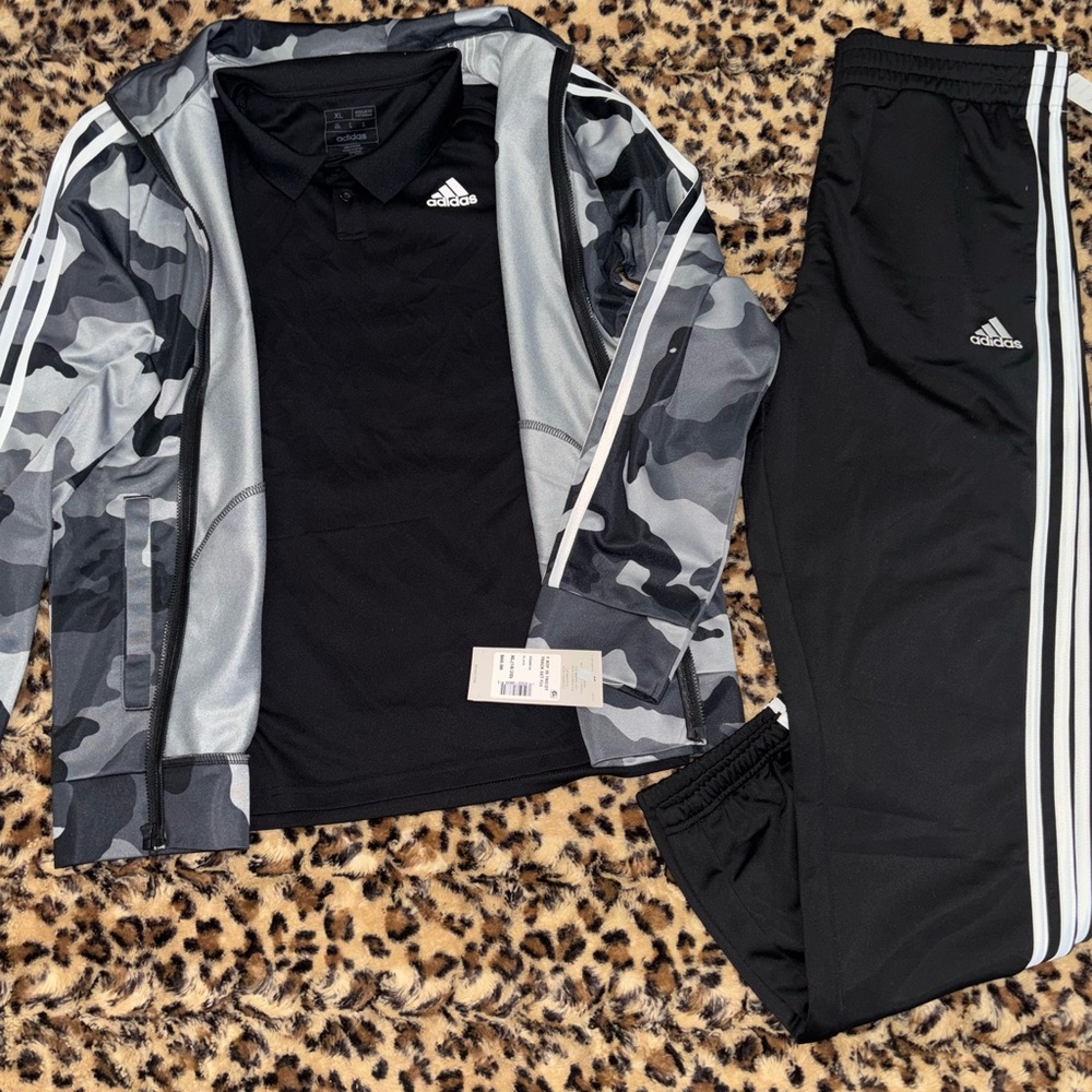NWT three piece Adidas suit.